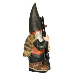 Good Time Hunting Harry Garden Gnome Statue, 13 Inch | Shop Garden Decor by Exhart