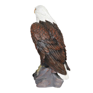Majestic Bald Eagle Garden Statue, 24 Inch | Shop Garden Decor by Exhart