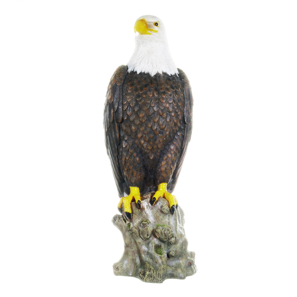 Bald Eagle on a Rock Statue, 8 by 21.5 Inches