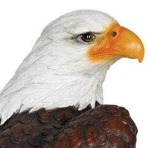 Majestic Bald Eagle Garden Statue, 24 Inch | Shop Garden Decor by Exhart