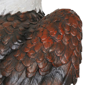 Majestic Bald Eagle Garden Statue, 24 Inch | Shop Garden Decor by Exhart