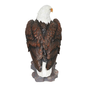 Majestic Bald Eagle Garden Statue, 24 Inch | Shop Garden Decor by Exhart