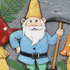 Welcome Friends Garden Gnome Stepping Stone, 10 x 11 Inches | Shop Garden Decor by Exhart