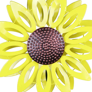 Kinetic Yellow Sunflower Metal Garden Stake, 12 x 4 x 47.5 Inches | Shop Garden Decor by Exhart