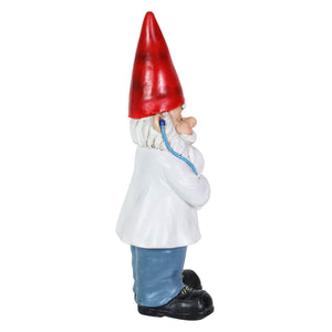 Hand Painted Doctor Danny Garden Gnome Statue, 5 by 14 Inches | Shop Garden Decor by Exhart