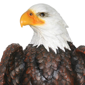 Majestic Bald Eagle Garden Statue, 24 Inch | Shop Garden Decor by Exhart