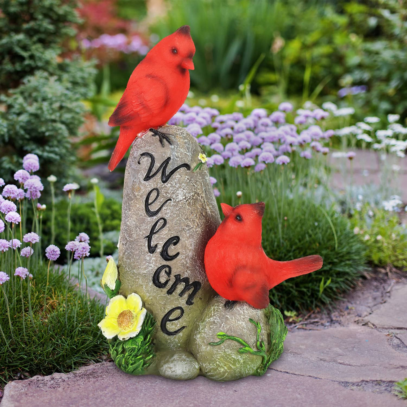 Tooyuart Solar Garden Statues,Koi Fish Decor,Set of 2 Solar