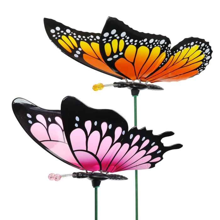 2pk Large WindyWings Butterfly Stakes, 11 inch wingspan