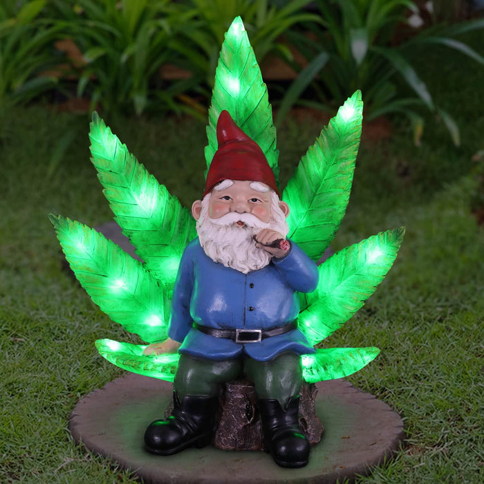 Good Time Ganja Throne LED Gnome with Timer, 12 inches