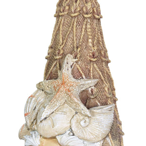 Good Time Beach Bum Gnome with a Box of Seashells Garden Statue, 15 Inch | Shop Garden Decor by Exhart