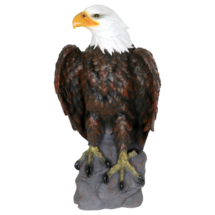 Majestic Bald Eagle Garden Statue, 24 Inch