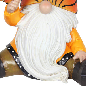 Solar Hand Painted Monarch Butterfly Hat Gnome Garden Statuary, 6 by 9 Inches | Shop Garden Decor by Exhart