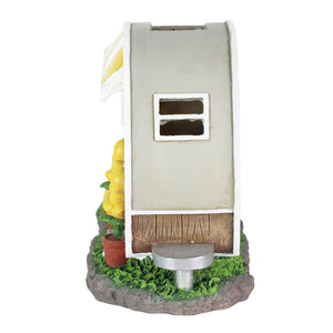 Solar Hand Painted Lemonade Camping Trailer Statue, 9.5 by 6 Inches | Shop Garden Decor by Exhart