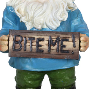 Bite Me Boris Gnome Statue, 13 Inch | Shop Garden Decor by Exhart
