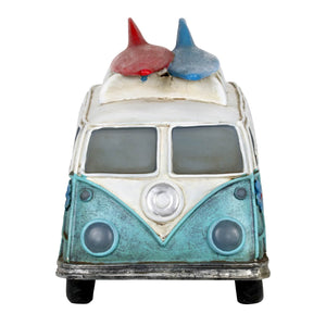 Solar Retro Bus Garden Statue, 7 Inch | Shop Garden Decor by Exhart