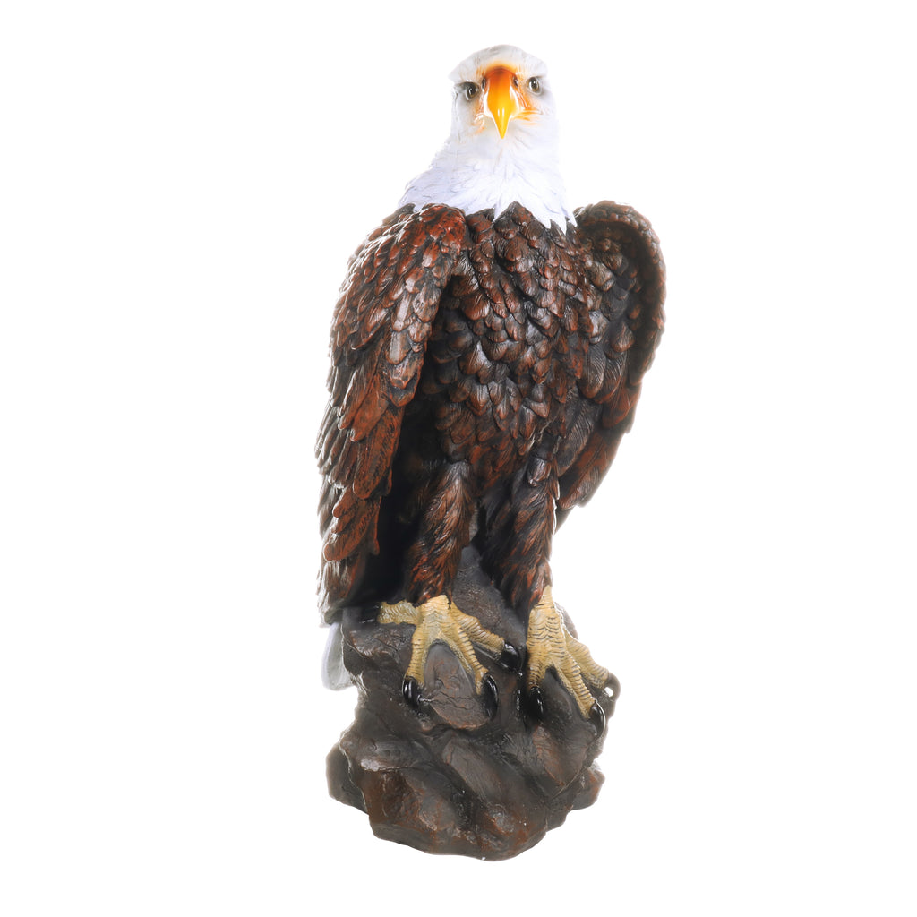 Majestic Bald Eagle Garden Statue, 24 Inch