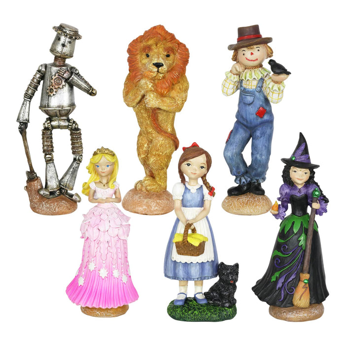 Oz Land Miniature Fairy Tale Gardening Set with Six Pieces