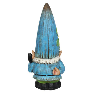 Blue Garden Gnome Statue with Trowel, 12 Inch | Shop Garden Decor by Exhart