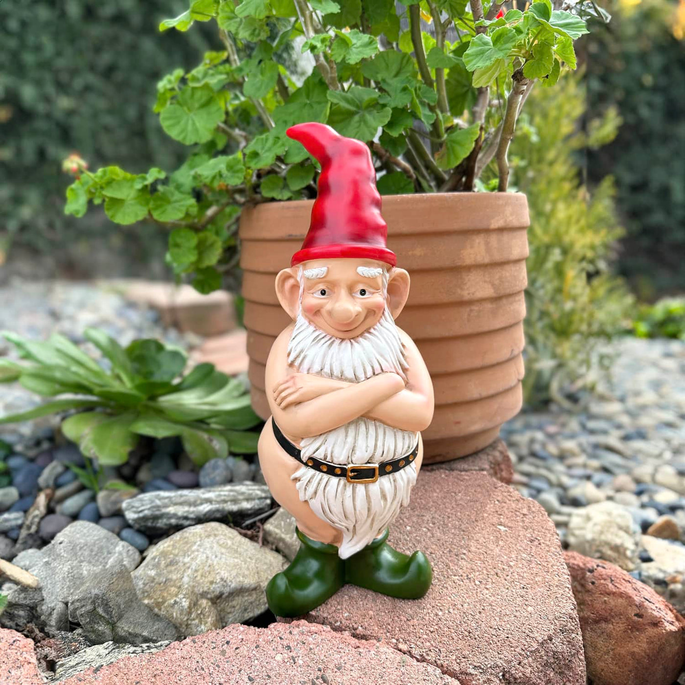 Good Time Naked Ned Gnome Garden Statue