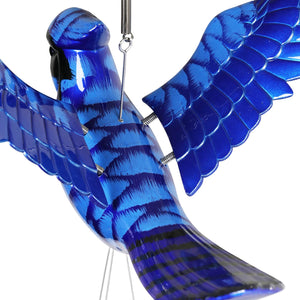 Large WindyWings Blue Jay Wind Chime, 12 by 24 Inches | Shop Garden Decor by Exhart