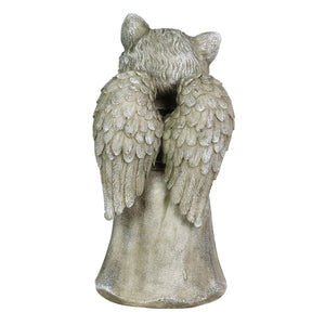 Praying Cat Angel Garden Statue, 7.5 Inches tall | Shop Garden Decor by Exhart