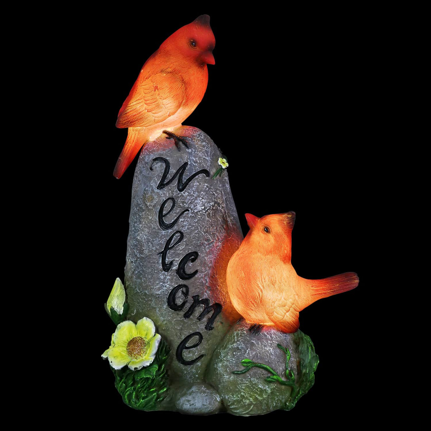 Tooyuart Solar Garden Statues,Koi Fish Decor,Set of 2 Solar