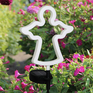 Solar Angel Outline Garden Stake, 6 by 34.5 Inches | Shop Garden Decor by Exhart