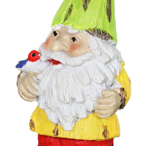 Colorful Mini Garden Gnome Pot Stake Set of Four, 2 by 9 Inches | Shop Garden Decor by Exhart