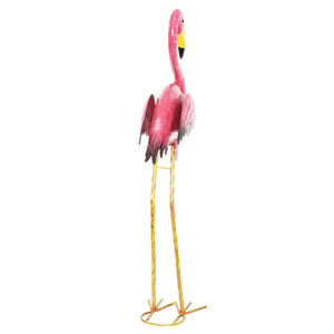Exhart, Pink Metal Flamingo Statue, 29 Inch | Shop Garden Decor by Exhart