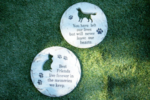 Dog Memorial Resin Garden Stepping Stone Marker, 12 Inches | Shop Garden Decor by Exhart