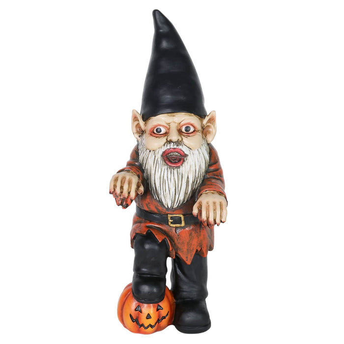 Halloween Zombie Gnome Statue, 12 Inches tall