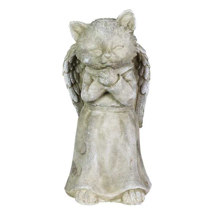 Praying Cat Angel Garden Statue, 7.5 Inches tall