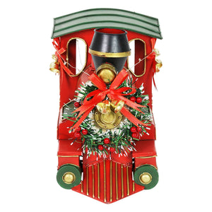 Merry Christmas LED Locomotive Statue with a Battery Powered  Timer, 13 by 8.5 Inches | Shop Garden Decor by Exhart