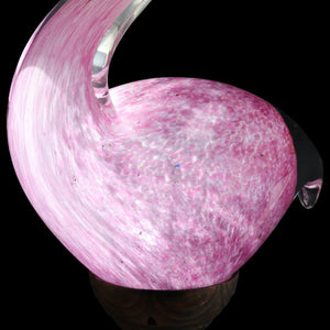 Solar Hand Blown Glass Pink Flamingo Garden Stake with Metal Finial Detail, 4.5 by 33 inches | Shop Garden Decor by Exhart
