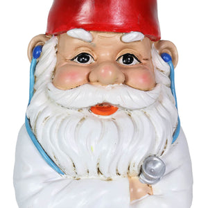 Hand Painted Doctor Danny Garden Gnome Statue, 5 by 14 Inches | Shop Garden Decor by Exhart
