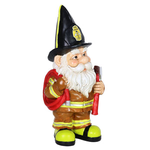 Fireman Fred Gnome Garden Statue, 13.5 Inches tall | Shop Garden Decor by Exhart