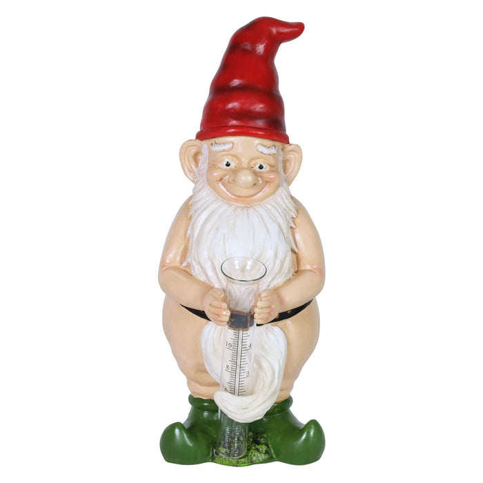 Good Time Naked Rain Gauge Randy Gnome, 6 by 14 Inches