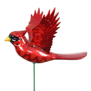 2pk Large WindyWings Cardinal Garden Stakes, 11 inch wingspan | Shop Garden Decor by Exhart