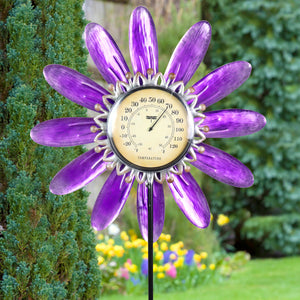 Sunflower Decorative Thermometer for Outside Outdoor Thermometers