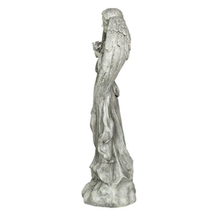 Heavenly Angel Garden Statue in Natural Resin Finish, 27 Inch | Shop Garden Decor by Exhart