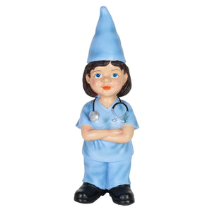 Nurse Nancy Garden Gnome Statue, 5 by 14 Inches | Shop Garden Decor by Exhart
