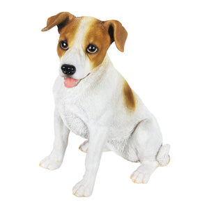 Hand Painted Jack Russell Statuary, 12.5 Inch | Shop Garden Decor by Exhart