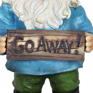 Go Away Gilbert Gnome Statue, 13 Inch | Shop Garden Decor by Exhart