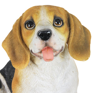 Hand Painted Beagle Statuary, 12 Inch | Shop Garden Decor by Exhart