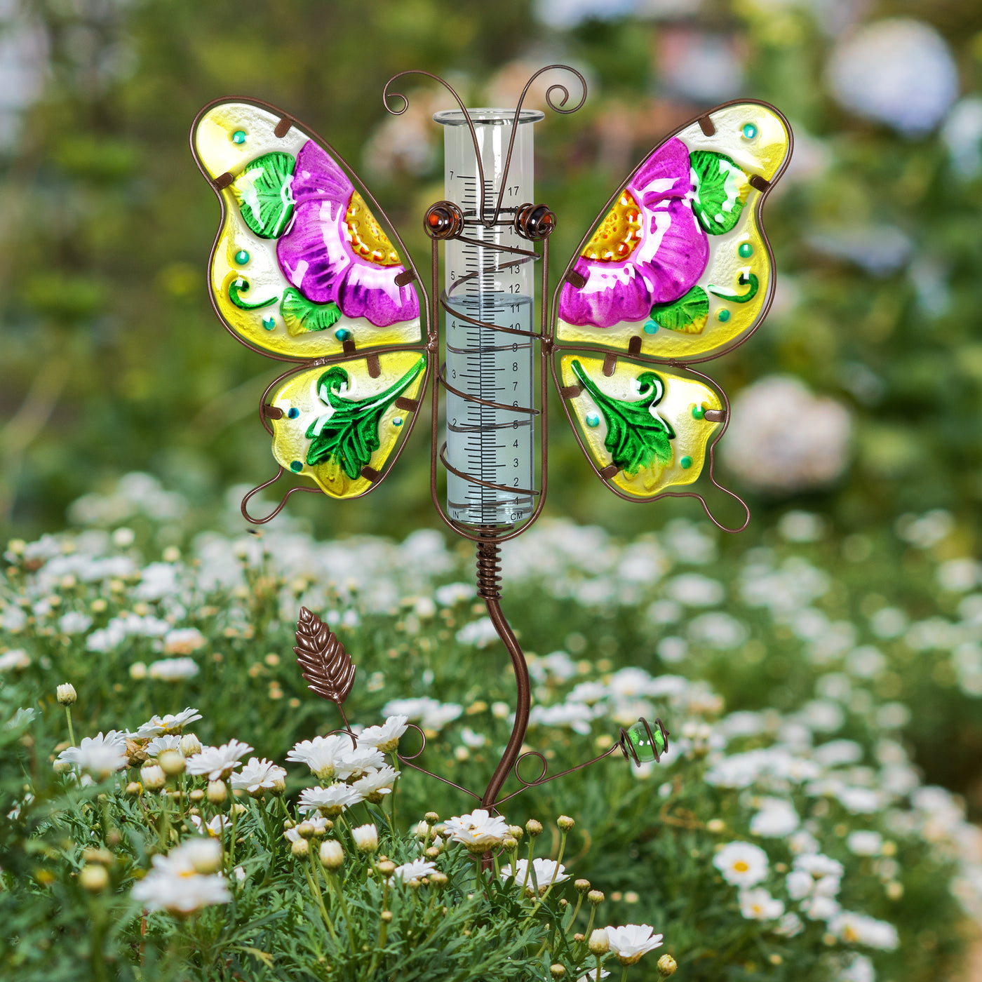 Lavender Hanging Mobile, 3D Butterflies, Kinetic Home Decor, Hand Painted 