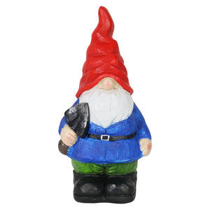 Can't See Casey Wrinkled Hat Garden Gnome Statue with Spade, 17 Inch | Shop Garden Decor by Exhart