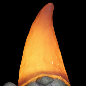 Solar Peach Happy Hat Gnome Statue, 11 Inch | Shop Garden Decor by Exhart