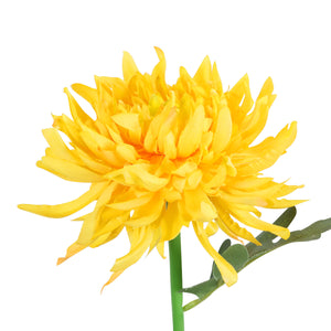 Solar Yellow Mum Fabric Garden Stake, 5 by 30 Inches | Shop Garden Decor by Exhart