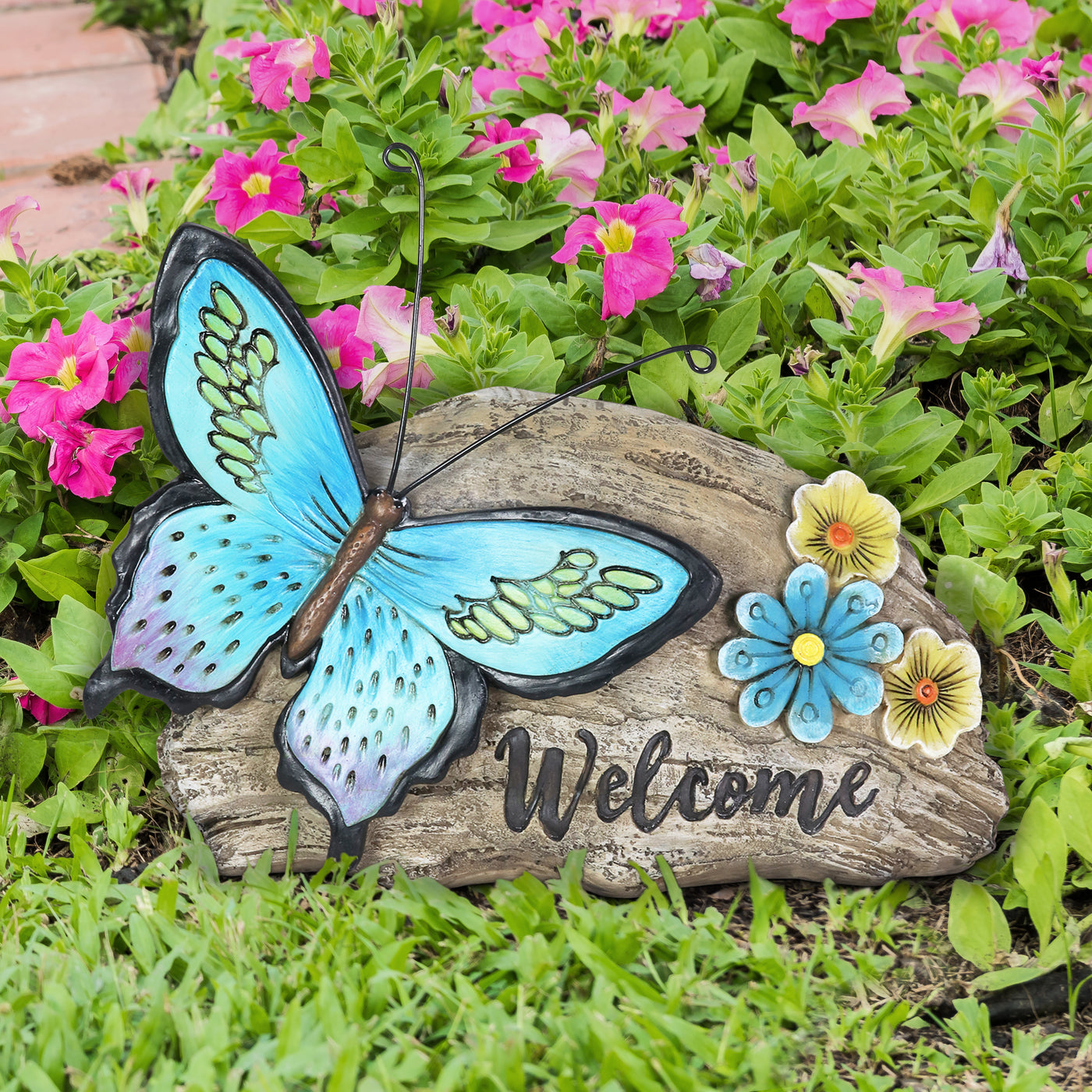 Blue Butterfly - Everyday Is A New Beginning - Ceramic Ornaments