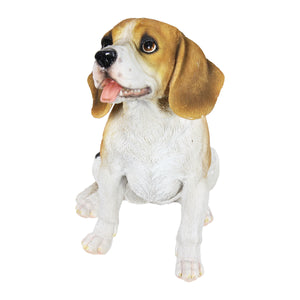 Hand Painted Beagle Statuary, 12 Inch | Shop Garden Decor by Exhart